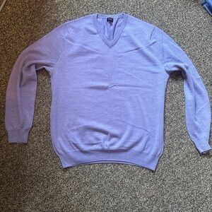 J. Crew Men's V-Neck Sweater - Lavender